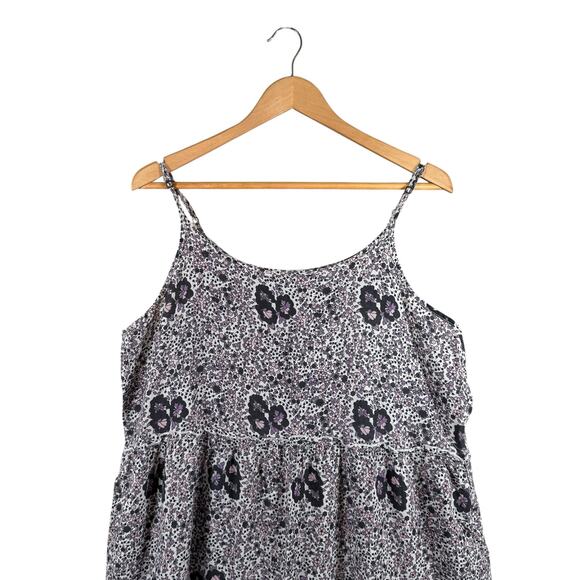 Natural Life Cotton Floral Spaghetti Strap Maxi Dress | Dainty Floral | L/XL - Picture 8 of 11